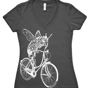 T Shirts for Women | V Neck Womens Shirt | Bee T Shirt | Womens Graphic Tee |